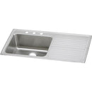 Elkay ILGR4322L1 18 Gauge Stainless Steel 43' x 22' x 10' Single Bowl Top Mount Kitchen Sink