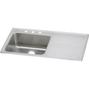 Elkay ILGR4322L2 18 Gauge Stainless Steel 43' x 22' x 10' Single Bowl Top Mount Kitchen Sink