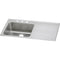 Elkay ILGR4322L4 18 Gauge Stainless Steel 43' x 22' x 10' Single Bowl Top Mount Kitchen Sink