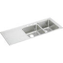 Elkay ILGR5422R2 18 Gauge Stainless Steel 54' x 22' x 10' Double Bowl Top Mount Kitchen Sink