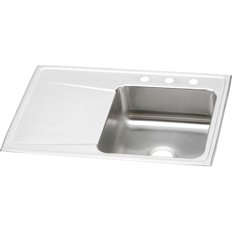 Elkay ILR3322R2 18 Gauge Stainless Steel 33' x 22' x 7.625' Single Bowl Top Mount Kitchen Sink