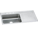 Elkay ILR4322LMR2 18 Gauge Stainless Steel 43' x 22' x 7.625' Single Bowl Top Mount Kitchen Sink