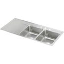 Elkay ILR4822R1 18 Gauge Stainless Steel 48' x 22' x 7.625' Double Bowl Top Mount Kitchen Sink