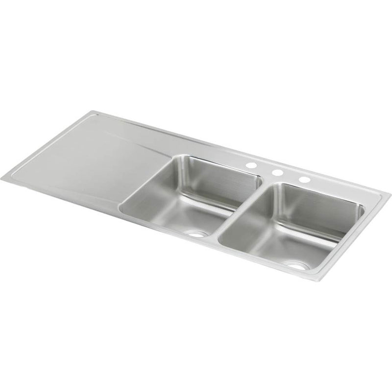Elkay ILR4822R2 18 Gauge Stainless Steel 48' x 22' x 7.625' Double Bowl Top Mount Kitchen Sink