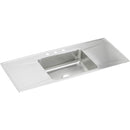 Elkay ILR5422DD1 18 Gauge Stainless Steel 54' x 22' x 7.625' Single Bowl Top Mount Kitchen Sink