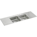 Elkay ILR6622DD4 18 Gauge Stainless Steel 66' x 22' x 7.625' Double Bowl Top Mount Kitchen Sink