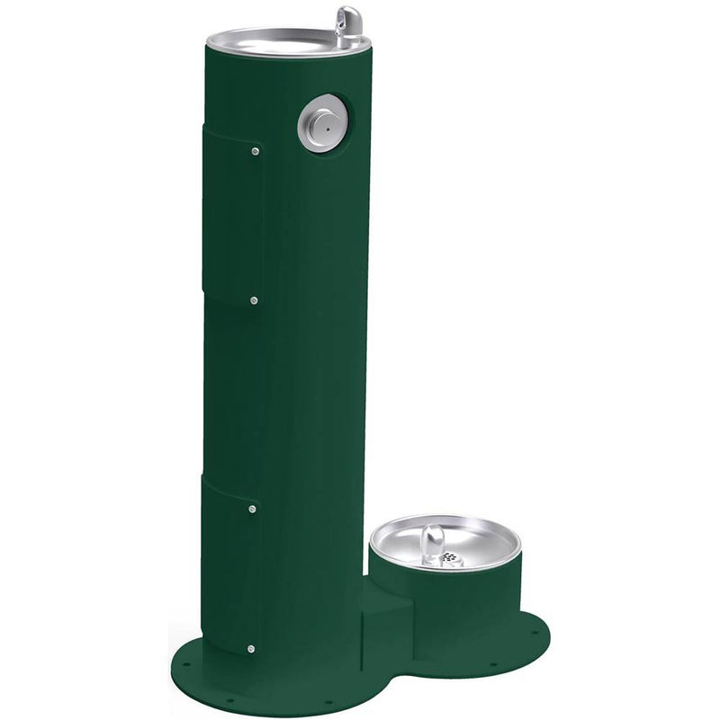 Elkay LK4400DBEVG PEDESTAL FTN & DOG BOWL,EVG