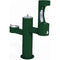 Elkay LK4430BF1MFRKEVG TRI-LEVEL PEDESTAL FTN W/MIDDLE BOTTLE FILLER, ADA, FR,EVG