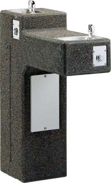 Elkay LK4595FR STONE DBL BARFREE FR FTN
