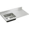 Elkay S4819L3 18 Gauge Stainless Steel 48' x 25' x 7.5' Single Bowl Custom Sinks + Countertops Kitchen Sink