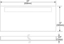 Elkay EFSBP33 33" EFS BACK PANEL