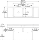 Elkay RNSF8248LR2 RIGIDBILT SCULLERY