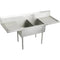Elkay SS8230LR0 SS DOUBLE COMPT SCULLERY SINK