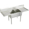 Elkay SS8248LR0 SS DOUBLE COMPT SCULLERY SINK