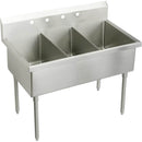 Elkay SS83722 SS TRIPLE COMPT SCULLERY SINK