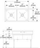 Elkay WNSF82422 SCULLERY SINK
