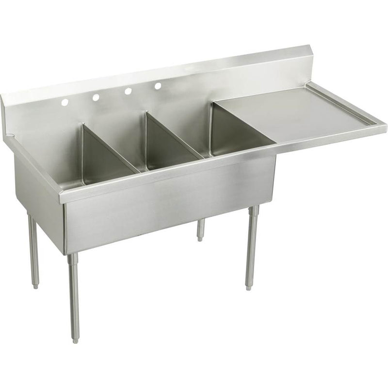 Elkay WNSF8354R2 WNSF THREE COMPT SCULLERY SINK