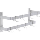 Elkay DLW-60X Standard Double Line Pot Rack, 60 (L) X 12 (W) X 14 (H) Over All
