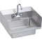 Elkay EHS-18-S-LX Economy Hand Sink, Featuring Left-Hand Side Splash Guard, 18 (L) X 14.5 (W) X 11 (H) Over All