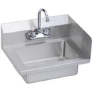 Elkay EHS-18-S-RX Economy Hand Sink, Featuring Right-Hand Side Splash Guard, 18 (L) X 14.5 (W) X 11 (H) Over All