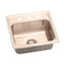 Elkay DLR191910OS4-CU 18 Gauge CuVerro antimicrobial copper 19.5' x 19' x 10.125' Single Bowl Top Mount Sink