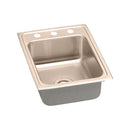 Elkay LR1722MR2-CU 18 Gauge CuVerro antimicrobial copper 17' x 22' x 7.625' Single Bowl Top Mount Sink