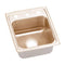 Elkay LRAD1316600-CU 18 Gauge CuVerro Antimicrobial Copper 13' x 16' x 6' Single Bowl Top Mount Sink
