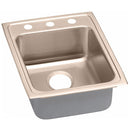 Elkay LRAD1722450-CU 18 Gauge CuVerro Antimicrobial Copper 17' x 22' x 4.5' Single Bowl Top Mount Sink