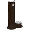 Elkay LK4400DBFRKBLK PEDESTAL FTN & DOG BOWL, FR, BLK