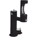Elkay LK4420BF1LDBBLK BI-LEVEL PEDESTAL FTN W/LOWER BF & DOG BOWL, ADA , BLK