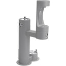 Elkay LK4420BF1LDBGRY BI-LEVEL PEDESTAL FTN W/LOWER BF & DOG BOWL, ADA , GRY
