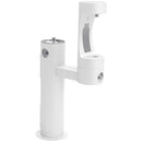 Elkay LK4420BF1LFRKWHT BI-LEVEL PEDESTAL FTN W/UPPER BF, ADA , WHT