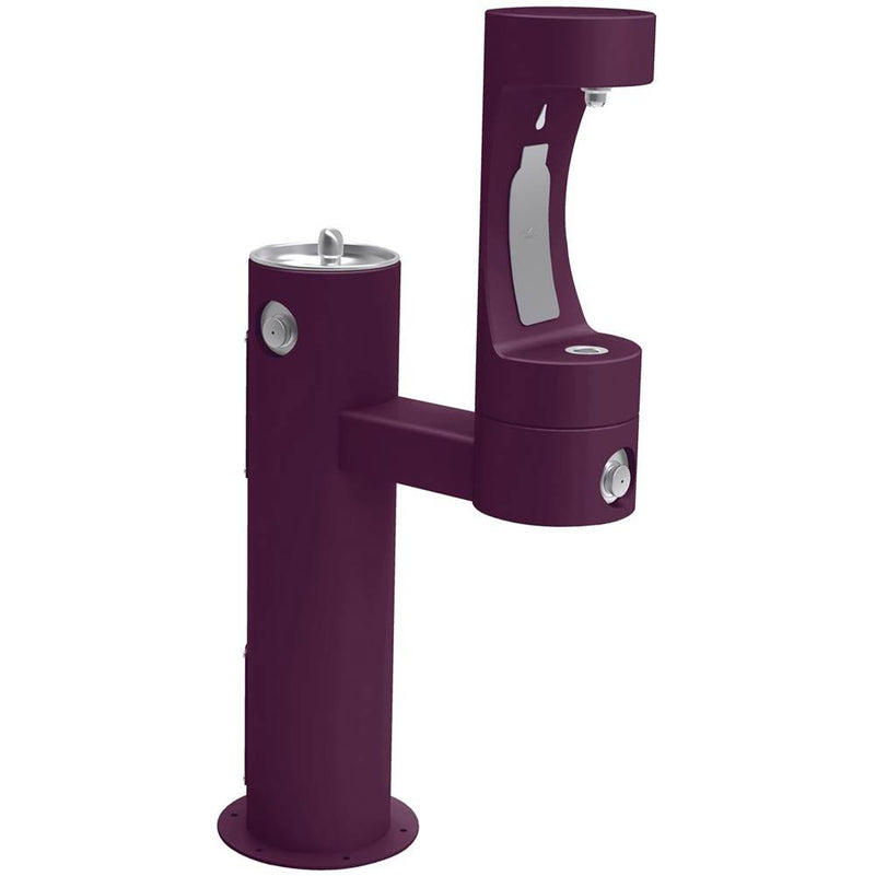 Elkay LK4420BF1LPUR BI-LEVEL PEDESTAL FTN W/LOWER BF, ADA , PUR