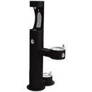 Elkay LK4420BF1UDBBLK BI-LEVEL PEDESTAL FTN W/UPPER BF & DOG BOWL, ADA , BLK