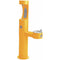 Elkay LK4420BF1UFRKYLW BI-LEVEL PEDESTAL FTN W/UPPER BF, ADA , YLW