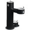 Elkay LK4420DBBLK BI-LEVEL PEDESTAL FTN, ADA W/DOG BOWL, BLK