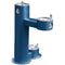 Elkay LK4420DBBLU BI-LEVEL PEDESTAL FTN, ADA W/DOG BOWL, BLU