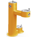 Elkay LK4420DBFRKYLW BI-LEVEL PEDESTAL FTN, ADA W/DOG BOWL, FR, YLW
