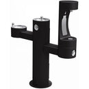 Elkay LK4430BF1LBLK TRI-LEVEL PEDESTAL FTN W/LOWER BOTTLE FILLER, ADA, BLK