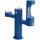 Elkay LK4430BF1LBLU TRI-LEVEL PEDESTAL FTN W/LOWER BOTTLE FILLER, ADA, BLU