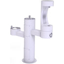 Elkay LK4430BF1MWHT TRI-LEVEL PEDESTAL FTN W/MIDDLE BOTTLE FILLER, ADA , WHT