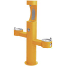 Elkay LK4430BF1UYLW TRI-LEVEL PEDESTAL FTN W/UPPER BOTTLE FILLER, ADA , YLW