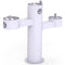 Elkay LK4430WHT BARFREE TRIPLE STATION FTN, WHT