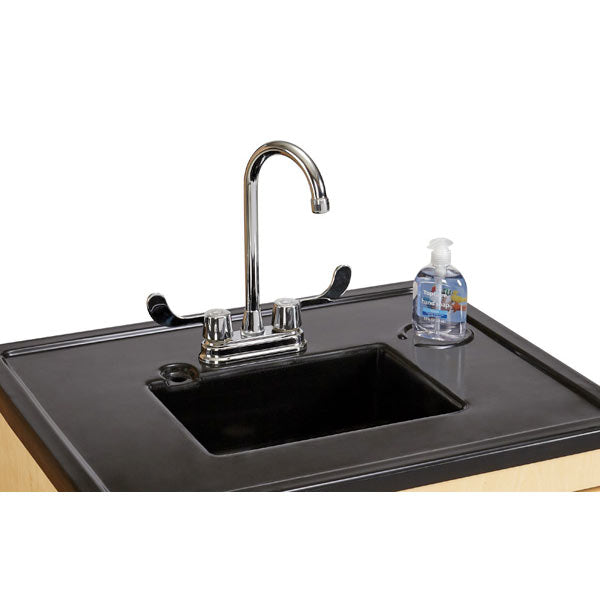Jonti-Craft 1382JC, 38" Non-Heated Unit, Cold Water Only, Adult Height Portable Sink