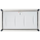 Foundations Horizontal Recessed with Stainless Flange, Stainless/Light Gray - 5240259