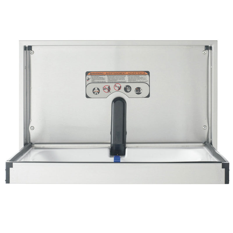 Foundations Recessed Full Stainless Steel Changing Station - Horizontal Mount, Stainless Steel - 100SS-R