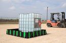 UltraTech Containment Berm, Economy Model: 10' X 10' X 13", 750 Gal Capacity - Copolymer 2000, 28 Oz. - 8261