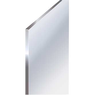 ASI 8287-1836 (18 x 36) Frameless Polished Glass Mirror, 18