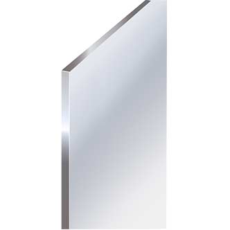 ASI 8287-2436 (24 x 36) Frameless Polished Glass Mirror, 24" Wide X 36" High