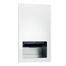 ASI 645210AC-00 Piatto Recessed Automatic Roll Paper Towel Dispenser (AC Plug-In), White Phenolic Door, 16-1/16" x 28" x 9-13/16"